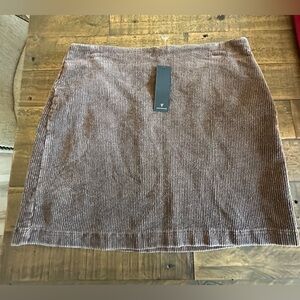 NWT Lulu Corduroy Mini Skirt - Size Large